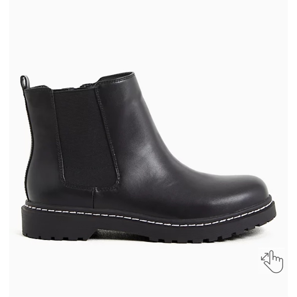 Wide Width Torrid Black faux leather boots